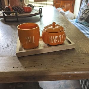 Rae Dunn fall candle set